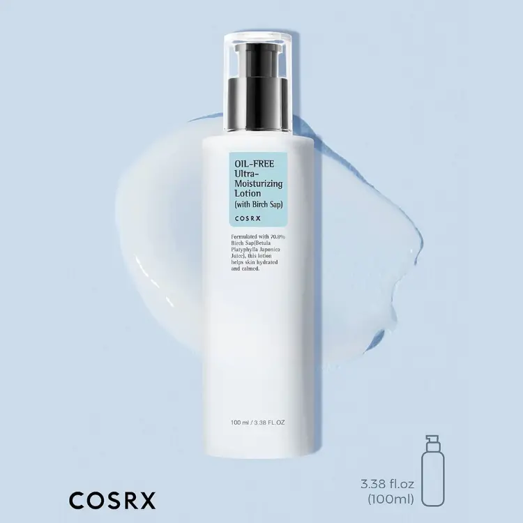 لوشن مرطوبکننده COSRX با ۷۰٪ شیره درخت توس